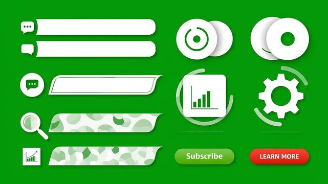 Green Graphic Design Preview for Modern Website or App