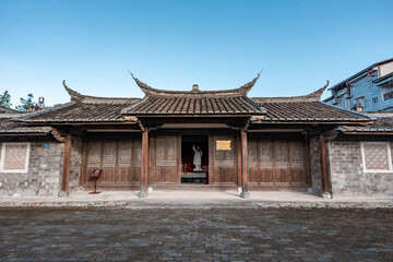 Fototapeta premium Former Army Department Building, Gutian Town, Longyan, Fujian, China