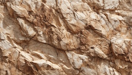 Naklejka premium Detailed Close-up Texture of a Rocky Mountain Face with Earth Tones.