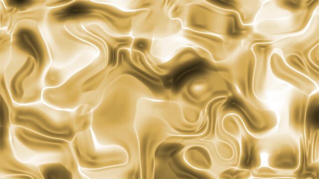 Golden abstract liquid surface suitable for backgrounds, design elements, luxury concept, beverage ads, and sparkling water packaging design trends.