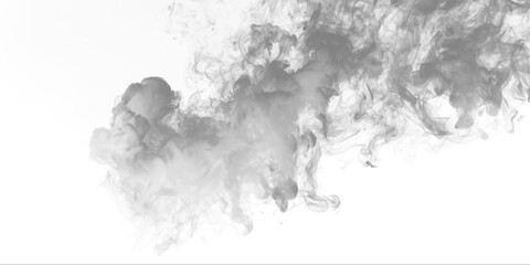 Dense smoke plume with layered depth, soft shadows, and realistic volumetric effect. vector  © Strongstock03