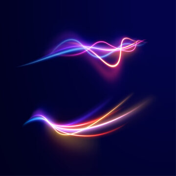 Golden light arc glows with sparkling particles and soft dust trails. The motion is smooth and elegant. The effect feels magical and warm.