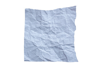 Obraz premium Crumpled Torn Lined Notebook Paper Strip with Wrinkles Isolated on Transparent Background