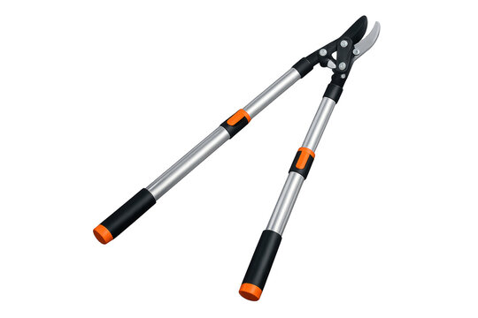 Garden loppers pruning tool with long handles