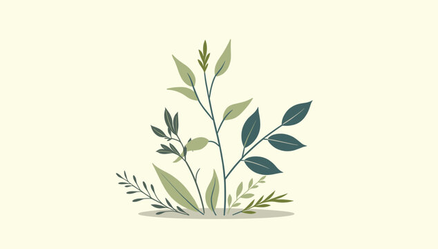 A clean, light beige background evokes simplicity and tranquility. Perfect for showcasing text, graphics, or product mockups, offering a versatile bas