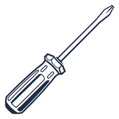 Obraz premium A screwdriver with a flathead