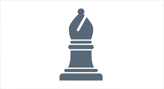 Gray chess piece king closeup.