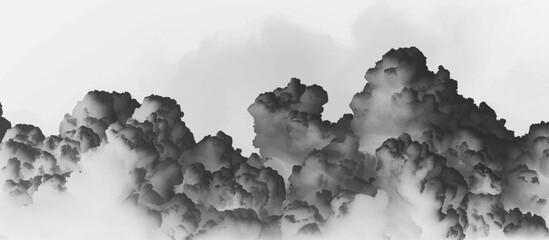 Soft drifting smoke with airy texture and smooth gradients, ideal for overlays and atmospheric effects. vector © Romstock