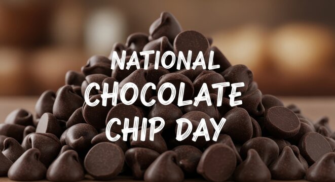 Celebrate National Chocolate Chip Day with delicious chocolate chips