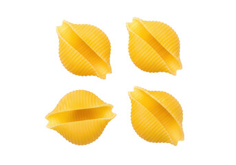 Naklejka premium Conchiglie pasta shells isolated on transparent background