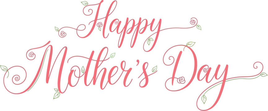 Happy mother's day greeting card image