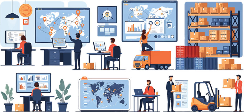 Global Logistics and Supply Chain Management Operations with People and Technology.