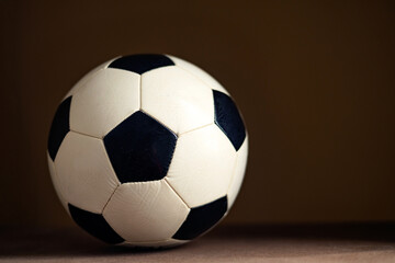 Fototapeta premium Creative soccer concept background.