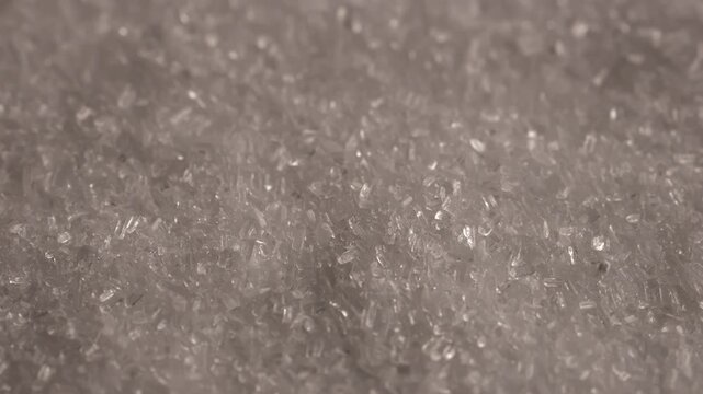 Lots of salt. Floating salt. Epsom salt. slow motion video. High quality 4k footage