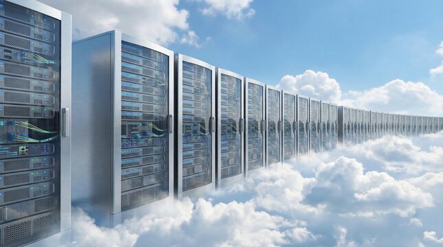Cloud Computing Data Servers Infrastructure Technology
