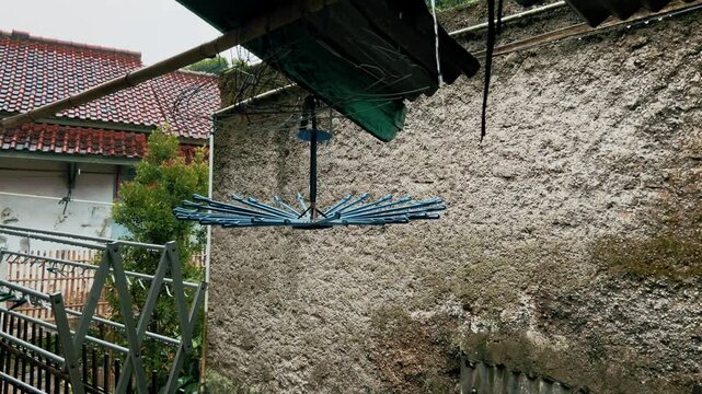 old house in the village of crete