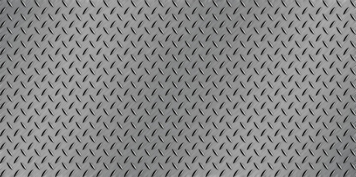 Diamond Plate Metal Texture Background