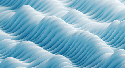 Fototapeta premium Serenity Oceanic Wave Pattern Overhead View of Blue Gradient Design for Background Use in Graphic Projects