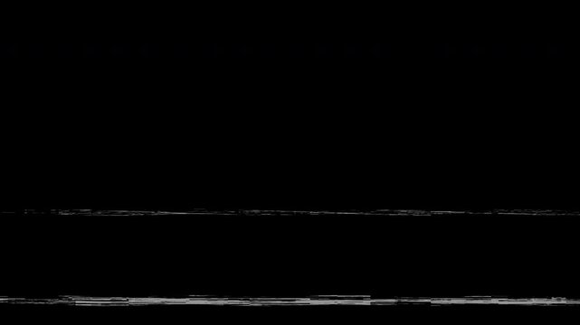 Retro television glitch effect with static noise and distortion, vintage analog broadcast interference overlay for film editing and grunge texture background