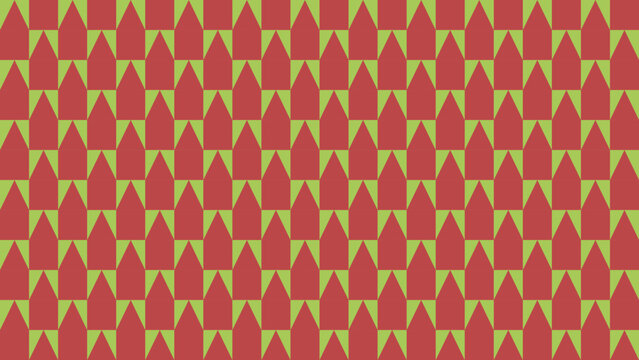 Retro Red and Green Pattern Background