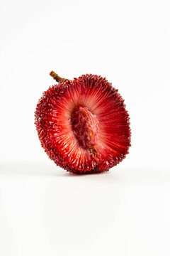 Fresh Bayberry Yangmei On White Background