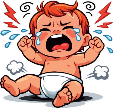  baby throwing tantrum for not getting to play 