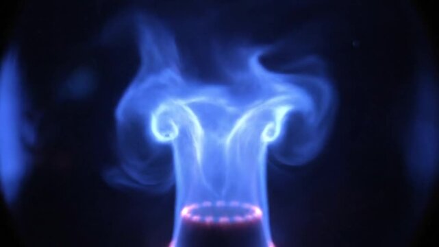 Electricity Plasma Light Science Experiment.