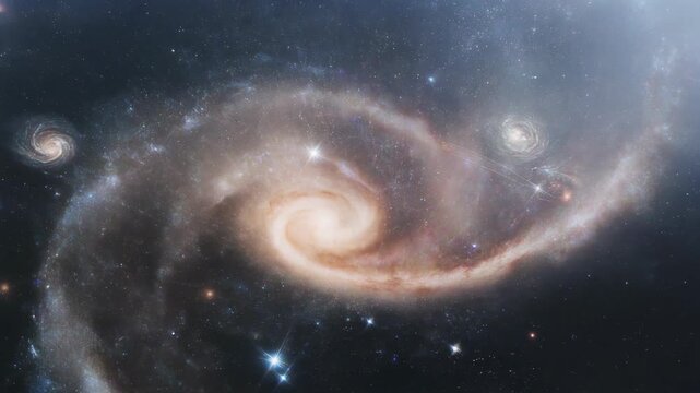Majestic Andromeda Galaxy Spiral View - Deep Space Astronomy