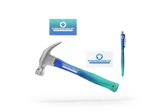 Construction Branding Kit Mockup