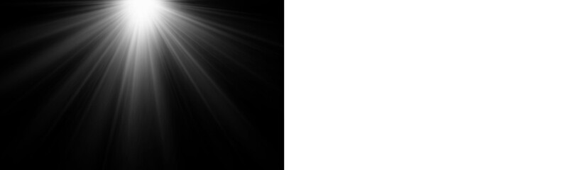 Naklejka na ściany i meble PNG transparent sunlight special lens flare light effect. Stock royalty free PNG image