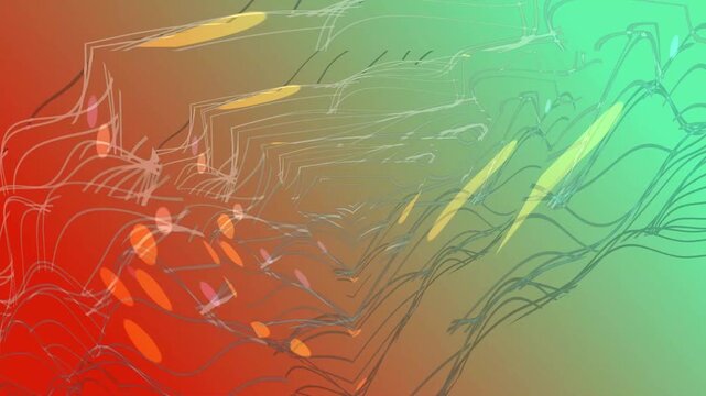 Abstract colorful background with lines.