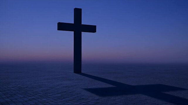 Subtle Cross Shadow Lengthening at Dusk