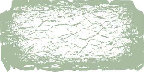 Fototapeta premium Green distressed paper texture - cracked surface with rough edges and organic pattern for artistic backgrounds