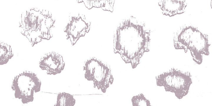 Abstract leopard print pattern with a soft, distressed texture in light pink and gray, animal print