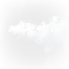 Obraz premium White cloud with soft shapes on a clear background in a bright sky during daytime
