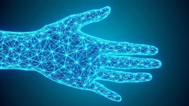 Digital hand with network connections