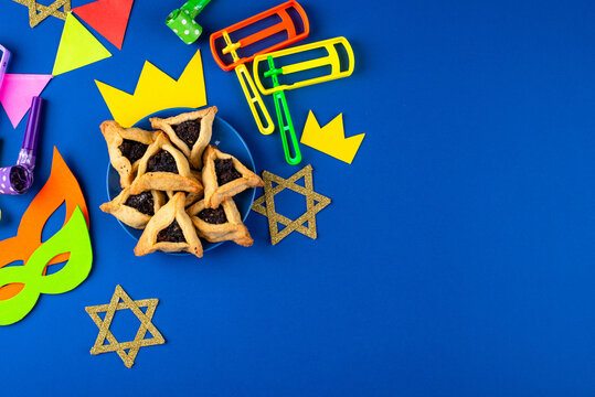 Jewish holiday Purim celebration concept