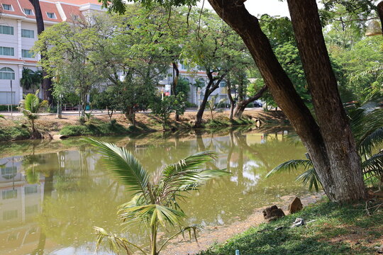 Siem Reap City, Cambodia downtown daytime