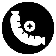 Fototapeta premium add glyph icon