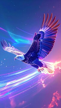 Soaring eagle