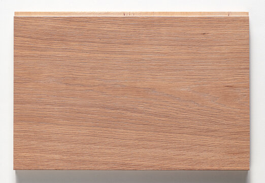 Texture of a wooden board, on a white background