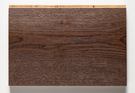 Texture of a wooden board, on a white background