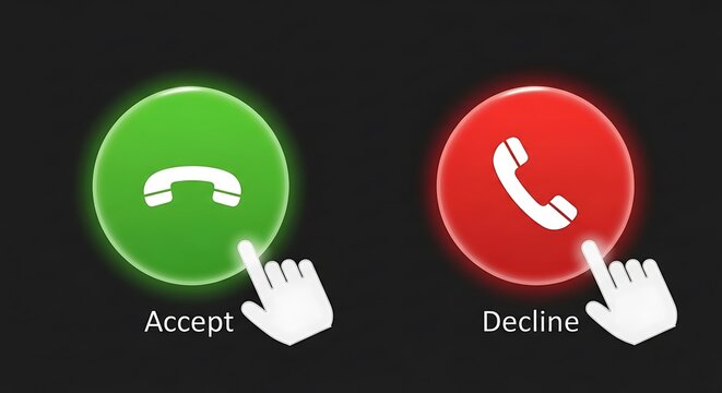 Phone Call AcceptDecline.