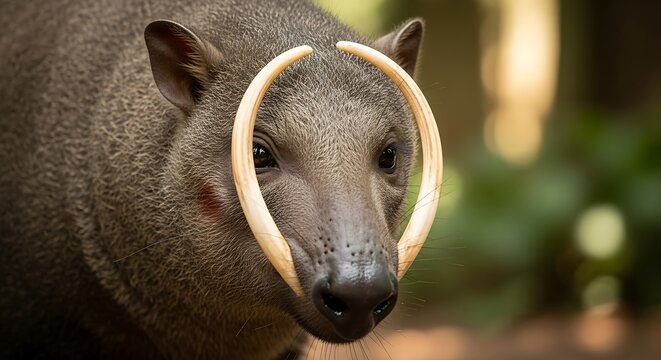 Babirusa Portrait.