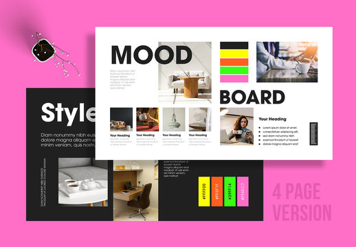 Creative Mood Board Presentation Template