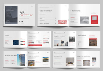 Architecture Portfolio Template Clean & Minimal Design