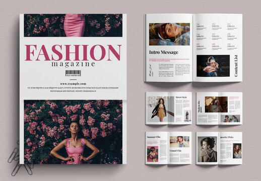 Fashion Magazine Template
