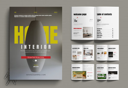 Modern Home Interior Design Template