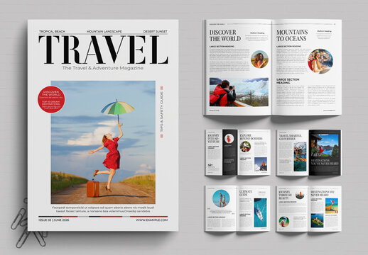Travel Magazine Template