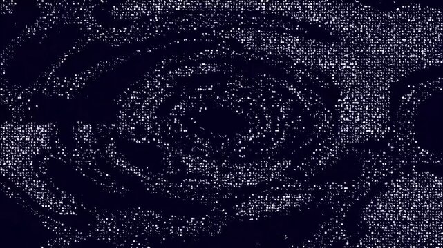 Digital Tape Distortion and Glitch Noise Overlay with Retro Signal Decay Background Loop